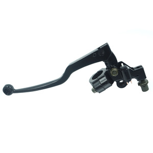 Leviers de frein de guidon de moto Mochi, noirs, réglables, pour FXD125 CG125, ajustement universel - Product Image 4