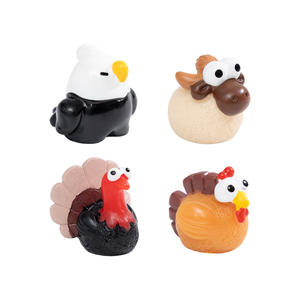 Figuras en Miniatura de Pavo, Águila Calva y Oveja, Figuras de Animales de Resina para Micro Jardín de Hadas, Decoración de Casa de Muñecas y Manualidades - Product Image 5