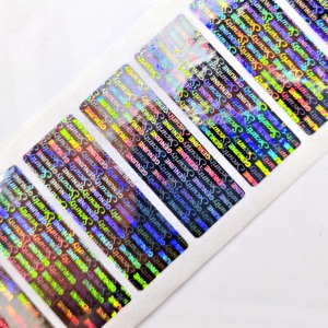 Nhãn nhiệt độ cao chống thấm nước Chống dầu bảo hành Hologram Nhãn dán nhãn bằng chứng giả mạo giấy chống giả - Product Image 5