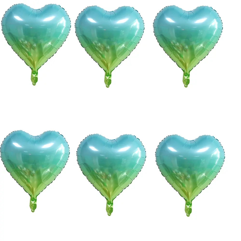 Palloncino foil a forma di cuore da 18 pollici di alta qualità all'ingrosso per la decorazione del partito palloncini foil cuore