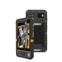 PDA Android Tangguh Bersertifikasi GMS T60 IP67 4G LTE WiFi Pemindai Barcode 1D 2D QR Pengumpul Data Gudang Industri