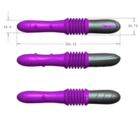Ferngesteuerte Sexmaschine Vagina G-Punkt-Stimulator Erotisches Gerät Teleskop-Dildo Vibrator Sexspielzeug Luststeigerndes Werkzeug für Frauen