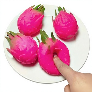 Dragon Fruit Squishies Soft <b>Squeeze</b> Stress <b>Balls</b> Sensory Fidget Toys Relief for Kids Classroom School Office Home - Product Image 1