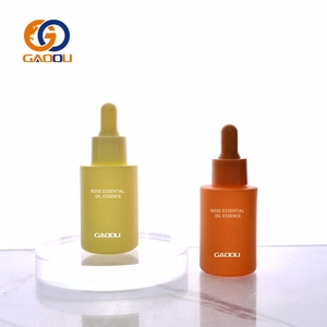 Venta al por Mayor de Botellas de Vidrio con Gotero para Suero y Aceite Esencial de 15ml, 30ml, 40ml en Colores <span class=keywords><strong>Pastel</strong></span>: Rosa, Azul, Morado, Rojo y Marrón - Product Image 2