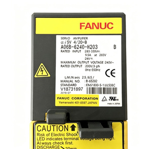 Servoaccionamiento Fanuc <span class=keywords><strong>A06B</strong></span>-<span class=keywords><strong>6240</strong></span>-H203 <span class=keywords><strong>H205</strong></span> H305 Alpha Isv-B de Doble/Triple Eje Integrado con Comunicación FSSB y Protección Múltiple de Seguridad - Product Image 5