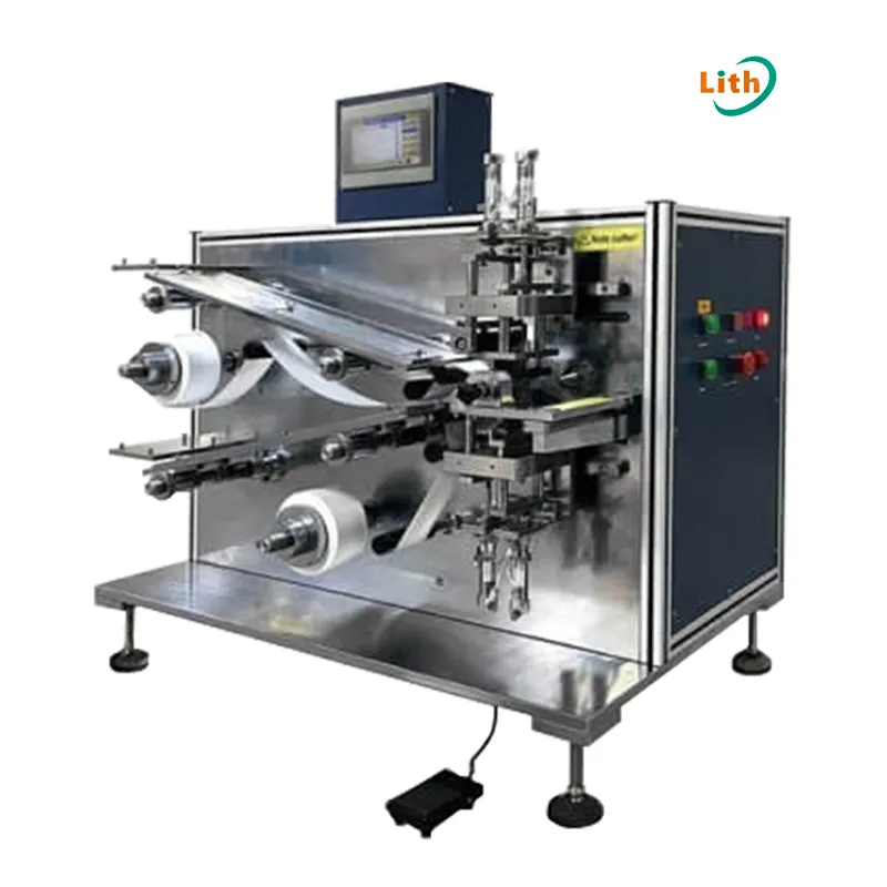 Lab Semi-Automatische Lithium Batterij Elektrode En Separator Winder Apparatuur Cilindrische Celelektrode Blad Wikkelmachine