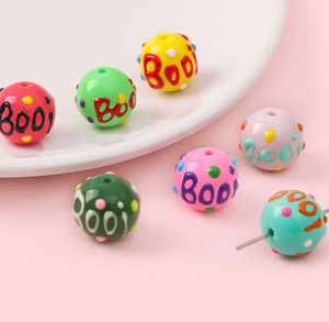 14mm Hand-Painted Diffused Glass <b>Beads</b> Cartoon Design Loose Material for <b>Bracelet</b> Necklace Jewelry Making Crystal Lampwork - Product Image 3