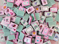 Tuiles de Mahjong américaines en acrylique motif fraise, 160 pièces, coffret cadeau pour la maison, pour le divertissement et les jeux de société