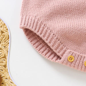 Set Romper Rajut Bayi Mimixiong Grosir 2-Potong dengan Topi, Pakaian Musim Panas, Set Kado Pakaian Bayi untuk Bayi Baru Lahir Laki-laki dan Perempuan - Product Image 6