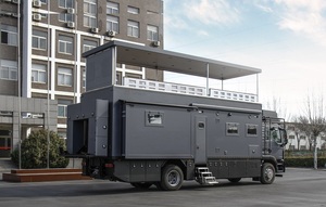 Châssis Howo de haute qualité 4X4 camion d'expédition léger Style moderne pliable étanche Extension tente camping-car caravane - Product Image 5