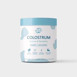 Suplemento de Calostro en Polvo para la Salud Intestinal, Apoyo Inmunológico, Recuperación Muscular y Bienestar, Sin Sabor, 60 Porciones - Product Image 1