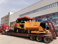 Pavimentadora de Asfalto Multiusos Antiescánera con Bomba de Motor, Caja de Cambios y Rodamientos, Ancho de Trabajo de 3000 mm, Calentamiento a Gas/Eléctrico