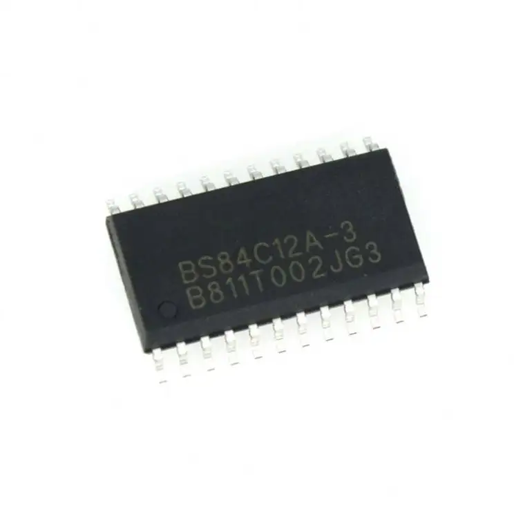 New Original BS84C12A BS84C12A-3 20SOP Touch Button MCU With AD Ic Chip Electronic Integration