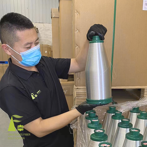 Jindi เส้นด้ายไฟเบอร์กลาสเคลือบพีวีซีแบบเคลือบด้วยกระจกไฟฟ้าหลากสีสำหรับหน้าจอไฟเบอร์กลาส - Product Image 2