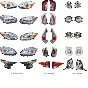 CZJF 핫 세일 자동차 부품 헤드 라이트 미등 안개등 도요타 프리우스 2012 2013 2014 2015 2016