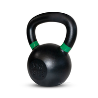 Kettlebell de musculation gravé KG/LB 4kg/16kg/20kg/48kg, logo personnalisé OEM, en acier ZJFIT P-69 noir, durable et universel pour le yoga et le fitness