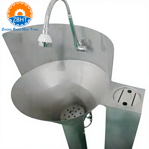 Équipement sanitaire automatique pour abattoir : Évier de lavage des mains avec dispositif de stérilisation des couteaux, matériel de cuisine d'abattoir - Product Image 6