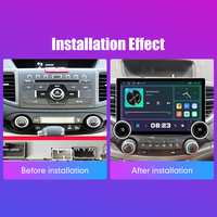 Radio de Coche Android 2Din de 11.8 Pulgadas para Honda CRV 2012-2016, Pantalla QLED 2K, Estéreo para Coche, Reproductor de DVD para Coche, Carplay, Android Auto