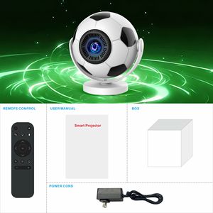 Proyector de Fútbol HY300F, 720P Nativo, 170ANSI, 180 °   Proyección Gratuita, Corrección Automática, Wi-Fi6 y BT5.4, Pantalla Grande de 135 Pulgadas - Product Image 6