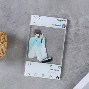 Acrylic trong suốt tùy chỉnh thẻ ảnh UV hình vuông mô hình phim hoạt hình không thấm nước tự in poroflite Ins mẫu - Product Image 5