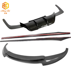 Spoiler gonna laterale diffusore labbro anteriore kit corpo in fibra stile OEM V per <span class=keywords><strong>BMW</strong></span> <span class=keywords><strong>serie</strong></span> <span class=keywords><strong>6</strong></span> F06 F12 F13 640i 650i <span class=keywords><strong>coupé</strong></span> 2011-2018 - Product Image 1