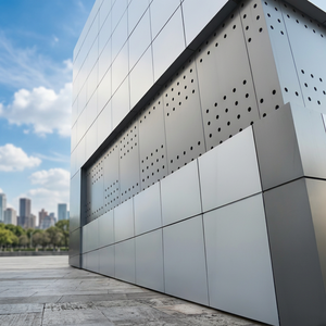 Panel de Aluminio ACP ACM para Revestimiento de Paredes Exteriores, Lámina para Fachada de Edificios de Oficinas - Product Image 1