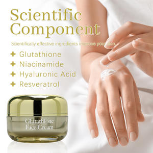 Crema Hidratante Facial Nocturna con Glutatión, Nutritiva para Piel Seca, Blanqueadora Radiante, Antienvejecimiento, Orgánica, 50 ml, Aixin - Product Image 2