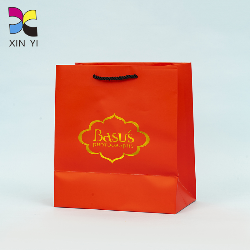 custom color design paper shopping bags paper bag design