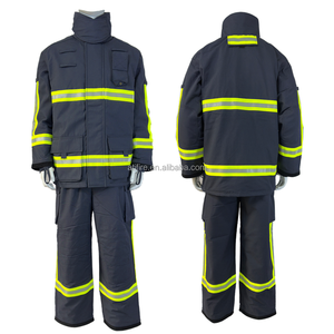 Combinaison de <span class=keywords><strong>Pompier</strong></span> Nomex IIIA EN469 Casque Bottes ARI Vêtements Ignifuges Équipement de Lutte Contre les Incendies Uniforme de <span class=keywords><strong>Pompier</strong></span> - Product Image 2