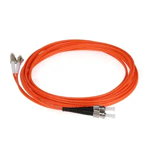 LC-ST/UPC, dúplex, multimodo, 2,0, 3m, puente de fibra óptica, Parche de plomo