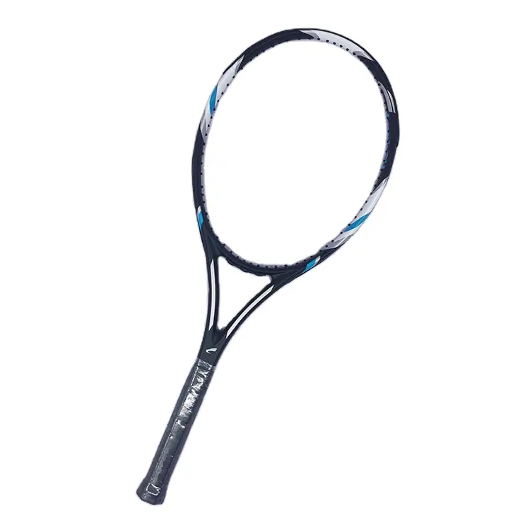 New Arrival Thương Hiệu Thể Thao Đào Tạo Tùy Chỉnh Đầy Đủ Carbon Vợt Tennis Đặt Với Pu Grip Căng Thẳng 65 Trọng Lượng Tịnh 285 Gam Chiều Dài