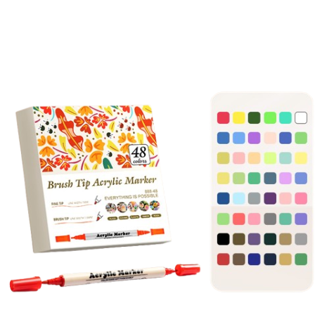 Caja Blanca Set-48colores