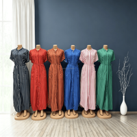 Robe longue africaine pour femme, ample, grande taille, confortable, respirante, motif perlé, style Bubu Kaftan Boubou, pour soirée et club, été 2026