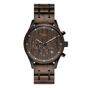 2020 nuovo Disegno di Lusso <span class=keywords><strong>In</strong></span> <span class=keywords><strong>Legno</strong></span> Orologi Dual Time <span class=keywords><strong>Da</strong></span> <span class=keywords><strong>Polso</strong></span> <span class=keywords><strong>Da</strong></span> Uomo Logo Personalizzato MOQ Basso Cronografo Al Quarzo <span class=keywords><strong>In</strong></span> Acciaio Inox <span class=keywords><strong>Orologio</strong></span> <span class=keywords><strong>In</strong></span> <span class=keywords><strong>Legno</strong></span> - Product Image 1