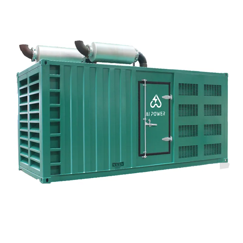 Grande gruppo elettrogeno 1mw generatore diesel alimentato 1000kw 2MW 3MW 1000kva generatore 800kw generatore diesel raffreddato ad acqua
