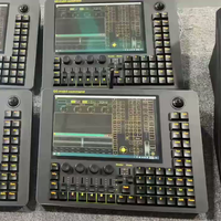 Controlador de iluminación de consola DMX con pantalla táctil de comando móvil Q0 de alta calidad, Software MA Compatible para eventos de escenario