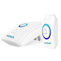 Kerui Smart House interior impermeable inalámbrico timbre receptor de música seguridad para el hogar Dingdong timbre de puerta