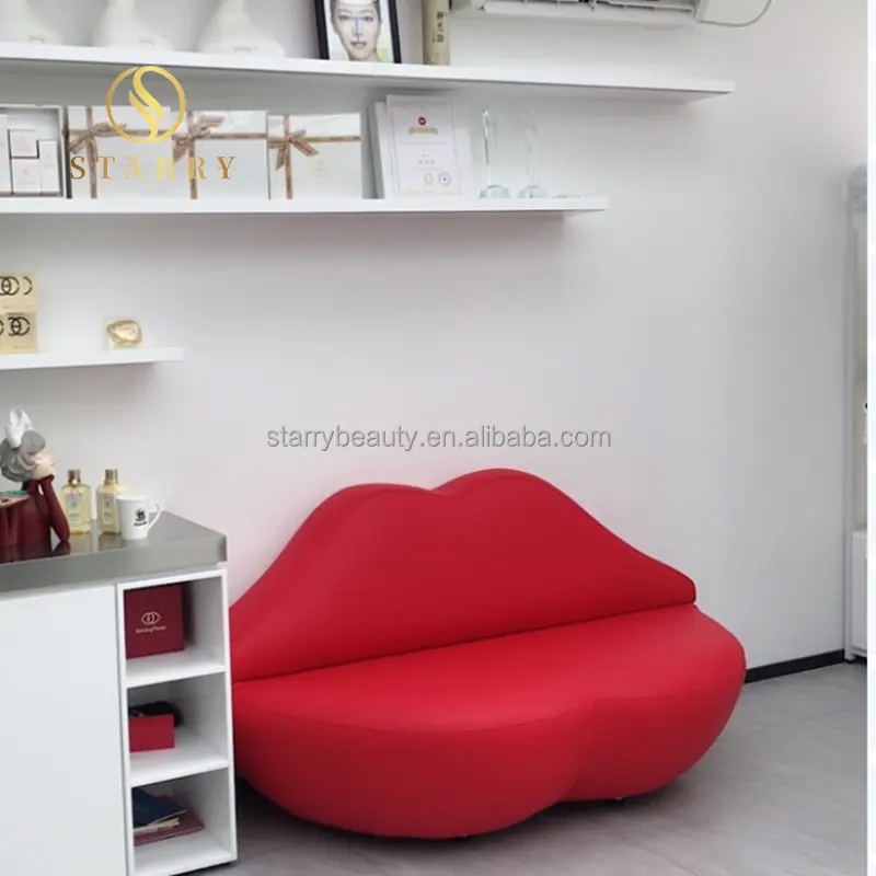 Office Sofa Furniture Lip Chair Sofas And Chairs Red Lip Shape Sofa Chair