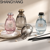 Diffuseur de parfum en verre de luxe écologique SY, couleur personnalisée, 150 ml, flacon vide pour diffuseur de parfum avec boîte