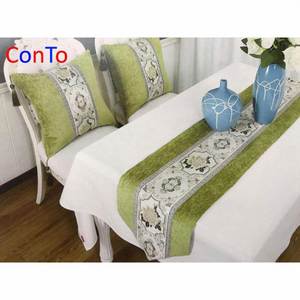 Mantel <span class=keywords><strong>Tropical</strong></span> Runner Color Oro Rosa Nuevo para Bodas y Fiestas - Product Image 4