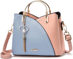 Borsa Tote Classica da Donna in Pelle PU, Spaziosa ed Elegante, con Dettaglio Perla, Impermeabile, Ecologica, Multi-Tasca, per Uso Quotidiano e Ufficio - Product Image 2