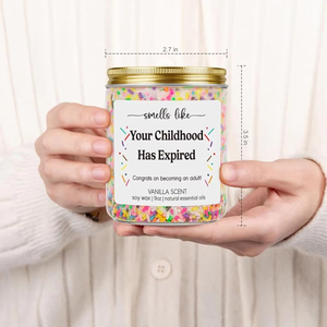 Gâteau d'anniversaire au soja naturel <span class=keywords><strong>Bougie</strong></span> parfumée unique avec gâteau d'anniversaire Notes de crème au beurre <span class=keywords><strong>Bougie</strong></span> de cadeaux d'aromathérapie pour la relaxation - Product Image 5