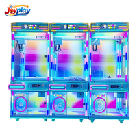 Joyplay Coloful Claw Machine Amusement Arcade FEC Coin Operated Animals Toys Claw Machine Commercial Cheap Doll Grabbing Machine