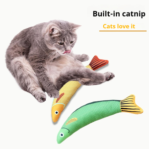 Juguete Masticable para Gatos, Simulación de Pez Cuchillo Otoñal, Pez de Menta, para Moler los Dientes, Resistente a Mordeduras, Suministros para Mascotas Autoentretenidas - Product Image 3