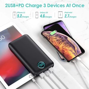 Sạc di động 30,800mAh 25W PD sạc nhanh điện thoại sạc nhanh ngân hàng điện với iPhone, <span class=keywords><strong>Android</strong></span> - Product Image 5