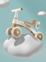 Expédition directe d'usine, jouets pour enfants, trottinette à quatre roues en plastique pour l'extérieur avec siège, 1-3 ans, charge maximale 50 kg