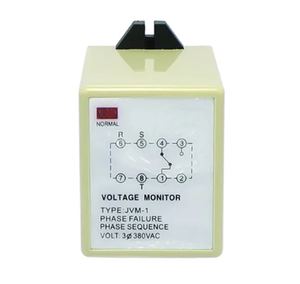 Manhua מיניאטורי שלוש שלב ac380v/50hz כשל ממסר מתח איזון JVM-1 אי-איזון - Product Image 4