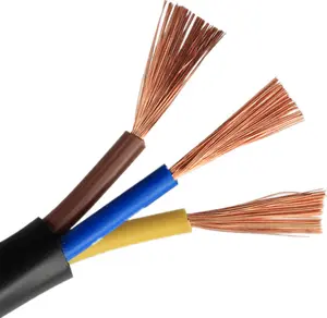 工厂价格450/750v 2.5毫米4毫米6毫米铜柔性屋电线电缆