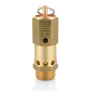 Soupape de sécurité en laiton scellée certifiée CE 14 bars - Type de sécurité YKS-189 - Product Image 1