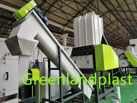 Usine de recyclage de bouteilles en PET, ligne de recyclage, de broyage, de lavage et de séchage de flocons de bouteilles en plastique PET